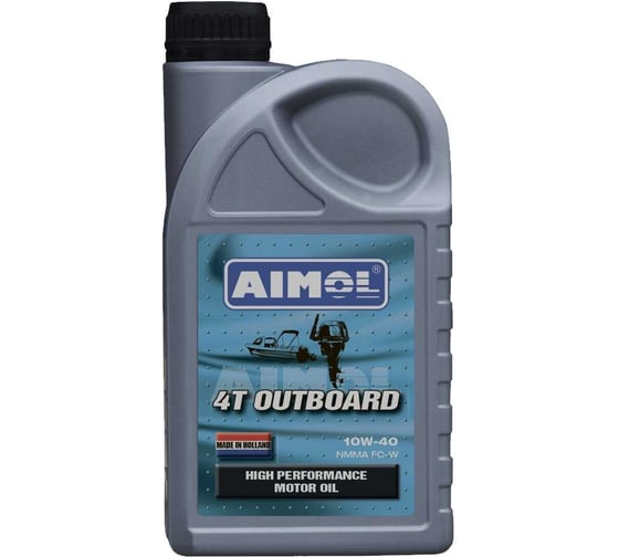 Минеральное масло для четырехтактных двигателей AIMOL 4T Outboard 10W-40 1 л 8719497953714