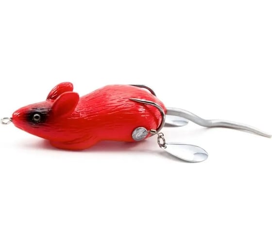 Мышь-незацепляйка Namazu mouse с лепестками, 76 мм, 26 г, цвет 12, крючок-двойник yr hooks, bn, n2 N-MP76-26-12