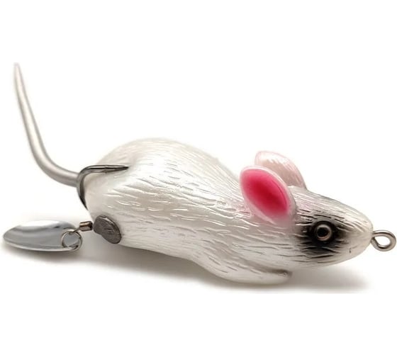 Мышь-незацепляйка Namazu mouse с лепестками, 76 мм, 26 г, цвет 16, крючок-двойник yr hooks, bn n2 N-MP76-26-16