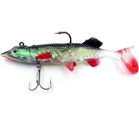 Оснащенная приманка Namazu pvc pike, l-140 мм, 41 г, цвет 02, 2 шт N-BEPI-14002 1