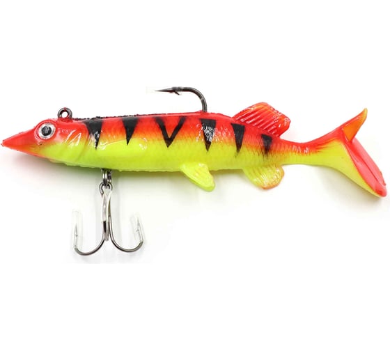 Оснащенная приманка Namazu pvc pike, l-140 мм, 41 г, цвет 08, 2 шт N-BEPI-14008