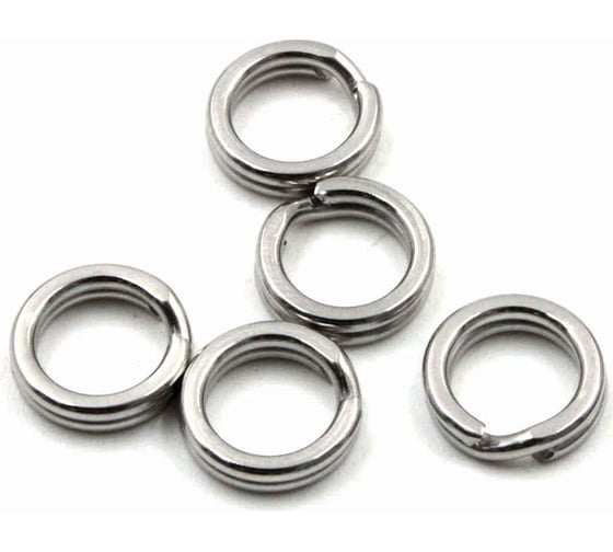 Заводное кольцо Namazu ring-a, цвет cr, р. 10, d 4.3 mm, test-3.5 кг, 10 шт N-FT-RA10 1