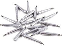 Груз ЯМАН оливка вытянутая с вертлюгом, 20 шт, 18 г Я-ГОВВ-18-20