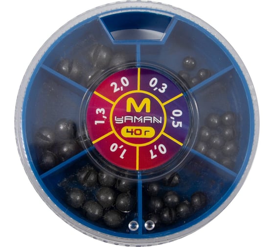 Набор грузил ЯМАН р. М, 40 г, 0.3-2.0 г Я-НГ-M40 1