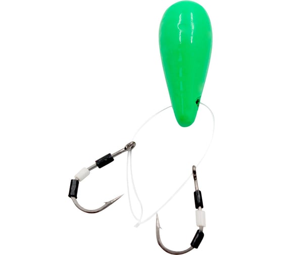 Приманка ЯМАН балда булава-1, с плавающими крючками, 18г, флуоресцентный зеленый Я-МР1238ФЗ 1