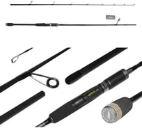 Штекерный карбоновый спиннинг Namazu pro, supapull-jack ii, im9, 2.1 м, тест 7-35 г NP-SJ-21MH