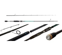 Штекерный карбоновый спининг Namazu pro supapull-jack ii im9, 2.1 м, тест 2-8 г NP-SJ-21UL-S