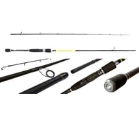 Штекерный карбоновый спиннинг Namazu pro, catch-jack-x, im8, 2.4 м, тест 1-6 г NP-CJ-24UL-S