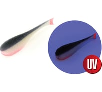 Поролоновая рыбка на двойнике ЯМАН р. 80 мм, цвет 18 uv, 5 шт. Y-P80-18