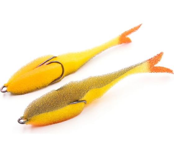 Поролоновая рыбка ЯМАН devious minnow на двойнике, р. 90 мм, цвет 19 uv, 5 шт. Y-DM90-19