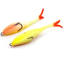 Поролоновая рыбка ЯМАН devious minnow на двойнике, р. 135 мм, цвет 16 uv, 5 шт. Y-DM135-16
