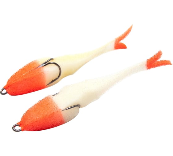 Поролоновая рыбка ЯМАН devious minnow на двойнике, р. 105 мм, цвет 15 uv, 5 шт. Y-DM105-15 1