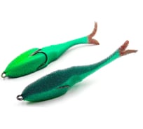 Поролоновая рыбка ЯМАН devious minnow на двойнике, р. 90 мм, цвет 17 uv, 5 шт. Y-DM90-17