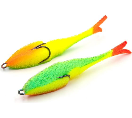 Поролоновая рыбка ЯМАН devious minnow на двойнике, р. 135 мм, цвет 26 uv, 5 шт. Y-DM135-26