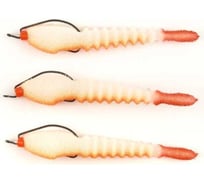 Поролоновая приманка ЯМАН water troll polliwog на офсетном крючке №2, р. 85 мм, цвет 104, 3 шт. Y-WTP85-104