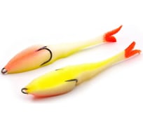 Поролоновая рыбка ЯМАН devious minnow на двойнике, р. 120 мм, цвет 16 uv, 5 шт. Y-DM120-16