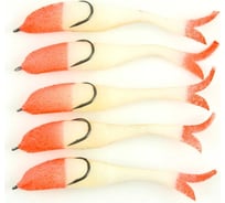 Поролоновая рыбка ЯМАН devious minnow на двойнике, р. 120 мм, цвет 15 uv, 5 шт. Y-DM120-15