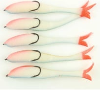Поролоновая рыбка ЯМАН devious minnow на двойнике, р. 135 мм, цвет 22 uv, 5 шт. Y-DM135-22
