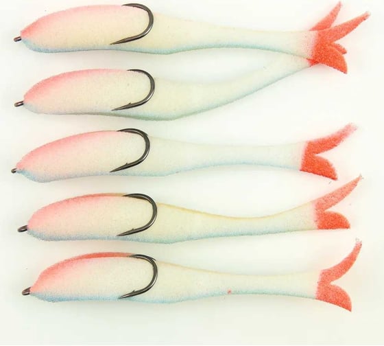Поролоновая рыбка ЯМАН devious minnow на двойнике, р. 135 мм, цвет 22 uv, 5 шт. Y-DM135-22 1