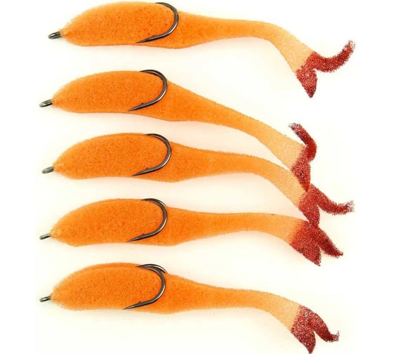 Поролоновая рыбка ЯМАН devious minnow на двойнике, р. 105 мм, цвет 9, 5 шт. Y-DM105-9