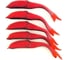 Поролоновая рыбка ЯМАН devious minnow на двойнике, р. 105 мм, цвет 24 uv, 5 шт. Y-DM105-24 1