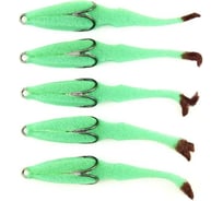 Поролоновая рыбка ЯМАН devious minnow на двойнике, р. 90 мм, цвет 11, 5 шт. Y-DM90-11