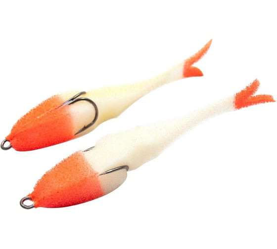 Поролоновая рыбка ЯМАН devious minnow на двойнике, р. 90 мм, цвет 15 uv, 5 шт. Y-DM90-15 1