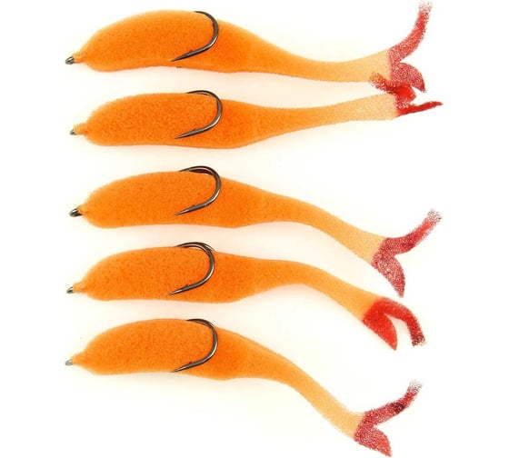 Поролоновая рыбка ЯМАН devious minnow на двойнике, р. 120 мм, цвет 9, 5 шт. Y-DM120-9 1