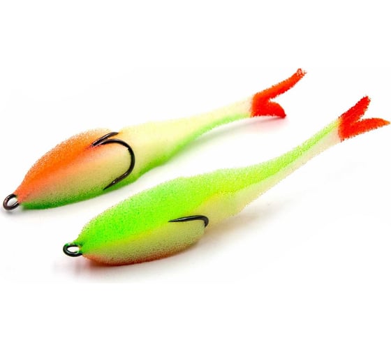 Поролоновая рыбка ЯМАН devious minnow на двойнике, р. 120 мм, цвет 23 uv, 5 шт. Y-DM120-23