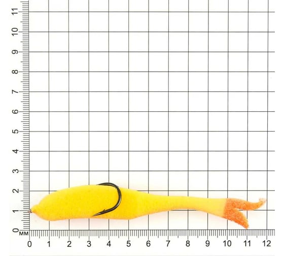 Поролоновая рыбка ЯМАН devious minnow на двойнике, р. 120 мм, цвет 20 uv, 5 шт. Y-DM120-20
