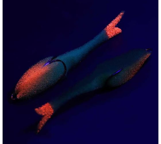 Поролоновая рыбка ЯМАН devious minnow на двойнике, р. 120 мм, цвет 20 uv, 5 шт. Y-DM120-20