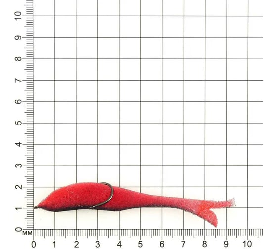 Поролоновая рыбка ЯМАН devious minnow на двойнике, р. 90 мм, цвет 24 uv, 5 шт. Y-DM90-24