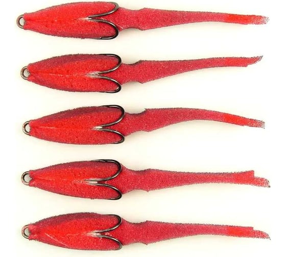 Поролоновая рыбка ЯМАН devious minnow на двойнике, р. 90 мм, цвет 24 uv, 5 шт. Y-DM90-24