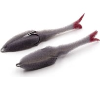 Поролоновая рыбка ЯМАН devious minnow на двойнике, р. 120 мм, цвет 14, 5 шт. Y-DM120-14