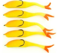 Поролоновая рыбка ЯМАН devious minnow на двойнике, р. 120 мм, цвет 21 uv, 5 шт. Y-DM120-21