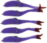 Поролоновая рыбка ЯМАН devious minnow на двойнике, р. 135 мм, цвет 13, 5 шт. Y-DM135-13
