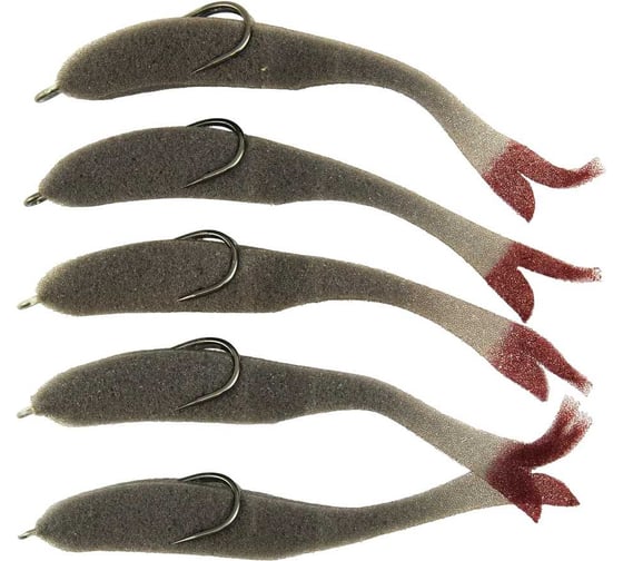 Поролоновая рыбка ЯМАН devious minnow на двойнике, р. 135 мм, цвет 14, 5 шт. Y-DM135-14 1
