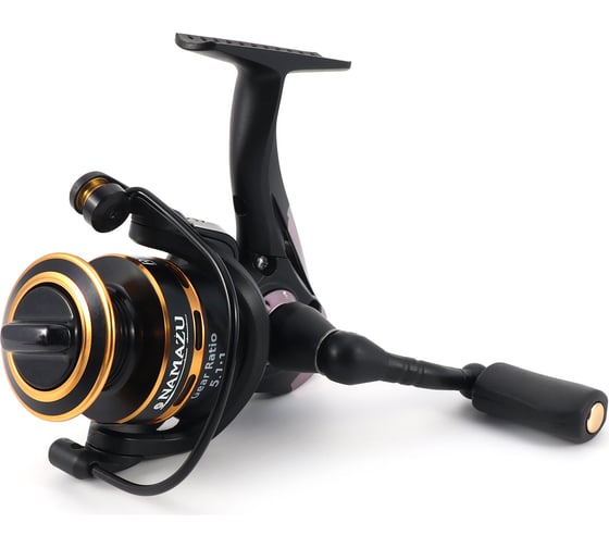 Безынерционная катушка Namazu river monster rm2000, 4+1 подшип, металлическая шпуля N-RRM2000