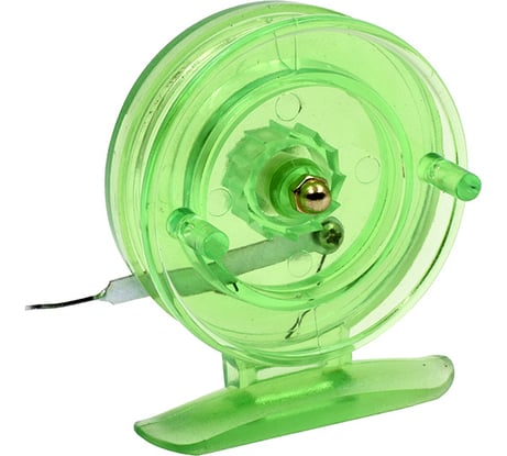 Проводочная пластиковая катушка Namazu scoter р. 6.5 см, зеленая N-65P01S