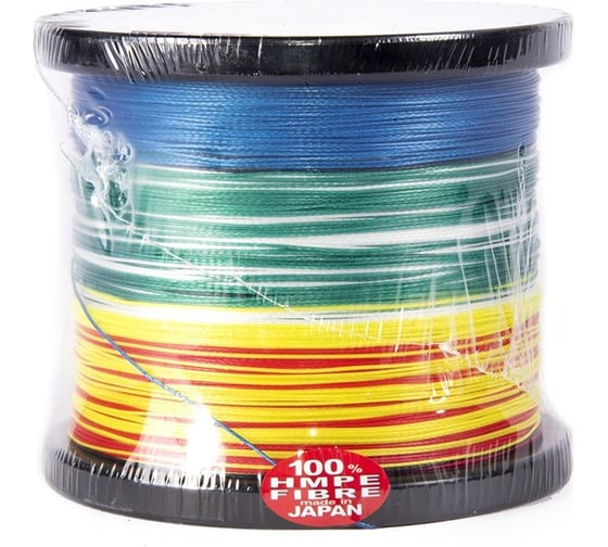 Плетеная леска WFT KG STRONG Multicolor 600/022 1D-C-822-022 1
