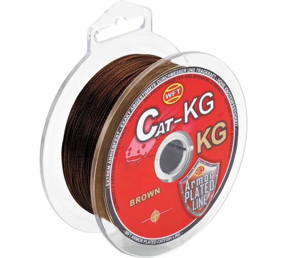 Плетеная леска WFT KG CAT Brown 300/040 1D-C-912-040