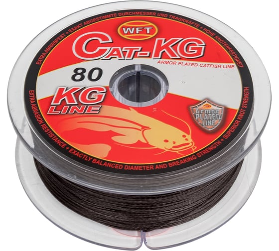 Плетеная леска WFT KG CAT Brown 300/060 1D-C-912-060