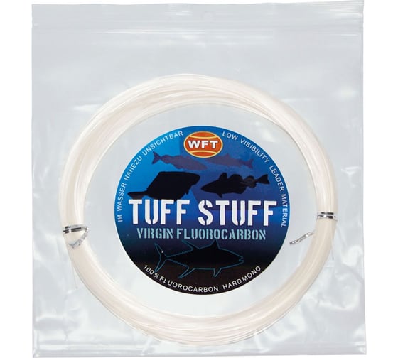 Монофильная леска WFT KG TUFF STUFF FLUOROCARBON 050/070 1D-C-325-070