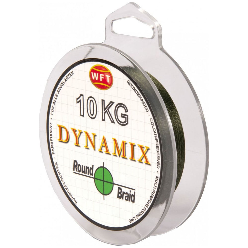 Плетеная леска WFT KG ROUND DYNAMIX Green 150/020 1D-C-100-020 ...
