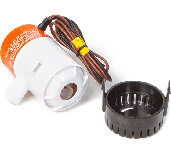 Водооткачивающая трюмная помпа SeaFlo 350 галлон/час, патрубок 19 мм, 12V SFBP1-G350-01