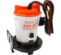 Водооткачивающая трюмная помпа SeaFlo 600 галлон/час, патрубок 19 мм, 12V SFBP1-G600-03