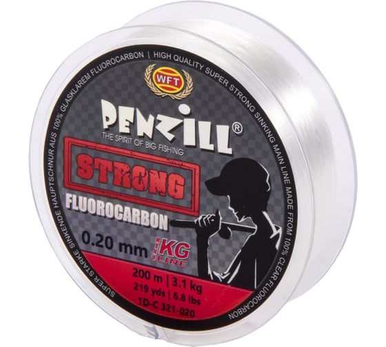 Леска моно WFT Penzill FLUOROCARBON Strong 200/020 1D-C-321-020