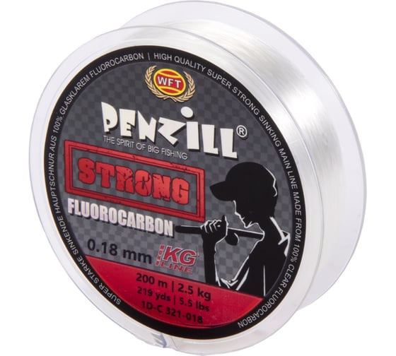 Леска моно WFT Penzill FLUOROCARBON Strong 200/018 1D-C-321-018
