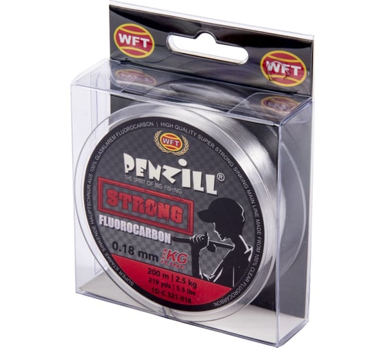 Леска моно WFT Penzill FLUOROCARBON Strong 200/018 1D-C-321-018