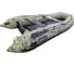 Надувная лодка Hunterboat хантер 390 а, зеленый пиксель 3902026 5